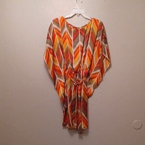 MSK Multicolor Striped Dress